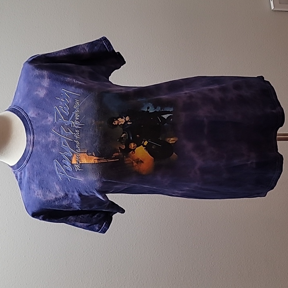 Urban Outfitters Medium Prince Purple Rain And The Revolution Tie Dye Tshirt Top